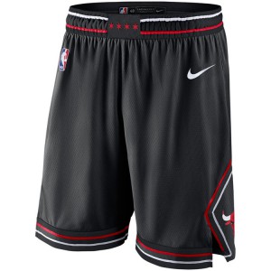 Chicago Bulls NBA Swingman Basketball Men's Statement Shorts - Black 897485-508