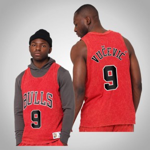 Chicago Bulls #9 Nikola Vucevic Black NBA Stitched Jersey
