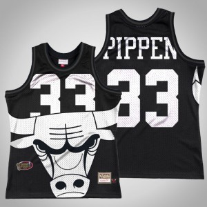 Scottie Pippen Chicago Bulls Fashion Tank Men's Big Face 3.0 Jersey - Black 125000-832