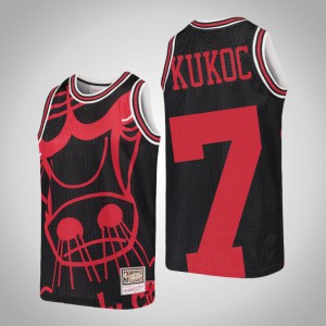 Toni Kukoc Chicago Bulls Hardwood Classics Youth #7 Big Face Jersey - Black 430942-459