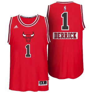 Derrick Rose Chicago Bulls 2014 Day Swingman Youth #1 Christmas Jersey - Red 609409-747