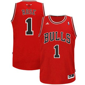 Derrick Rose Chicago Bulls Revolution 30 Swingman Youth #1 Alternate Jersey - Red 352192-987