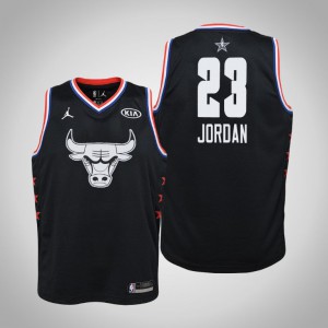 Michael Jordan Chicago Bulls Swingman Youth #23 2019 All-Star Jersey - Black 652419-620