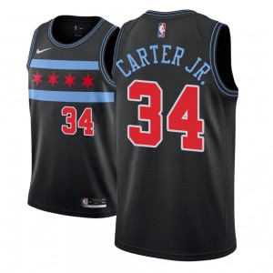 Wendell Carter Jr. Chicago Bulls NBA 2018-19 Edition Youth #34 City Jersey - Black 388996-888