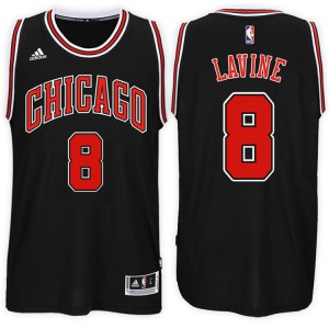 Zach LaVine Chicago Bulls New Swingman Men's #8 Alternate Jersey - Black 890176-337
